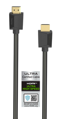Hama Ultra High Speed HDMI Cable 8K Certified Plug– 2M