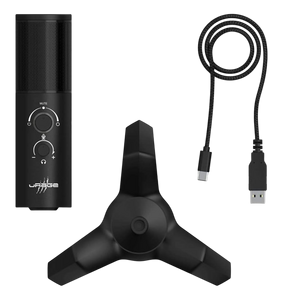 uRage Stream 750 HD Illuminated Streaming Microphone – Black  for sale in Egypt from Games2Egypt