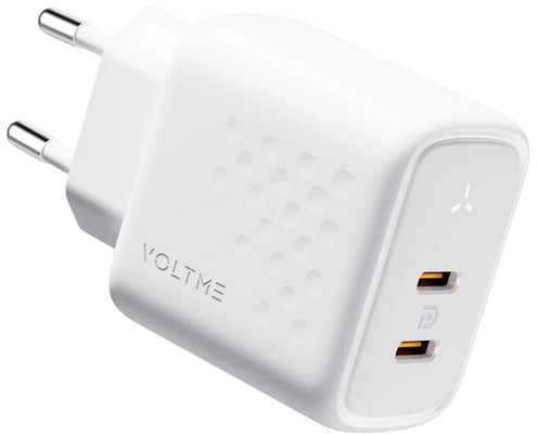 Voltme Revo 45W Duo CC Wall Charger - White