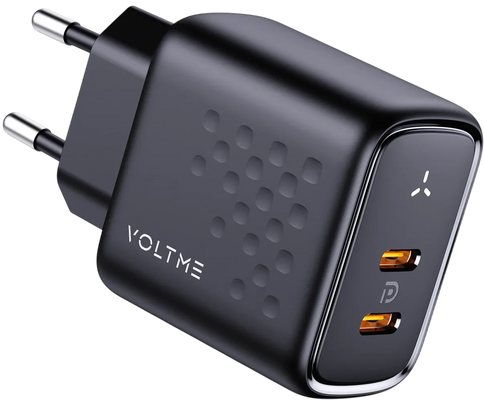 Voltme Revo 45W Duo CC Wall Charger - Black