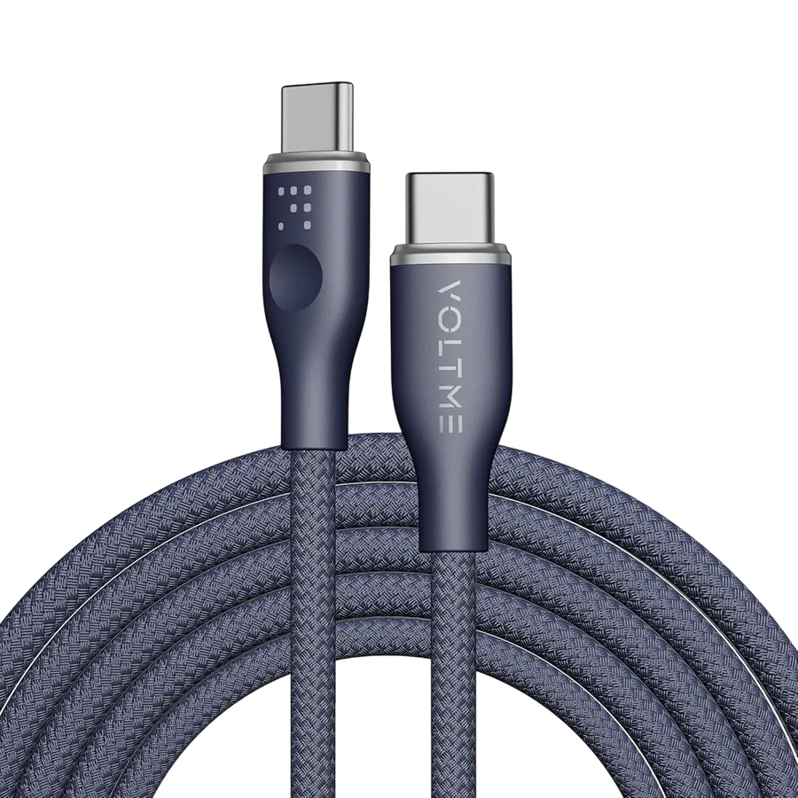 فولتمي باور لينك راج كابل USB-C بقوة 60W بطول 1 متر - أزرق