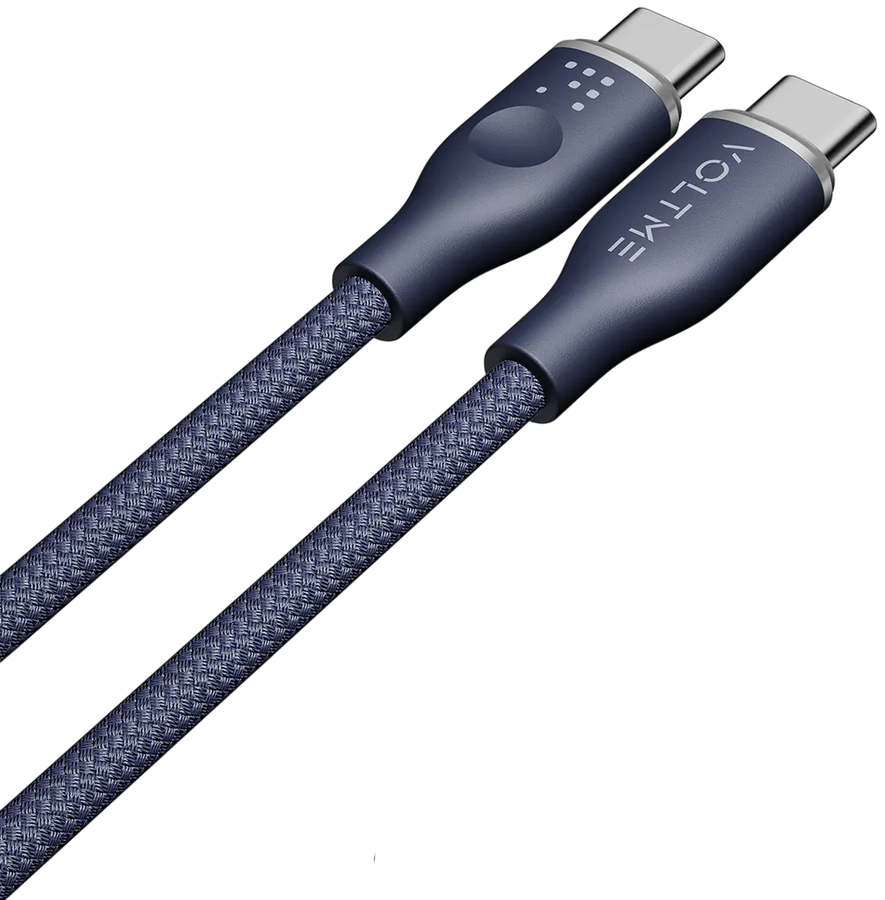 فولتمي باور لينك راج كابل USB-C بقوة 60W بطول 1 متر - أزرق – صورة 2