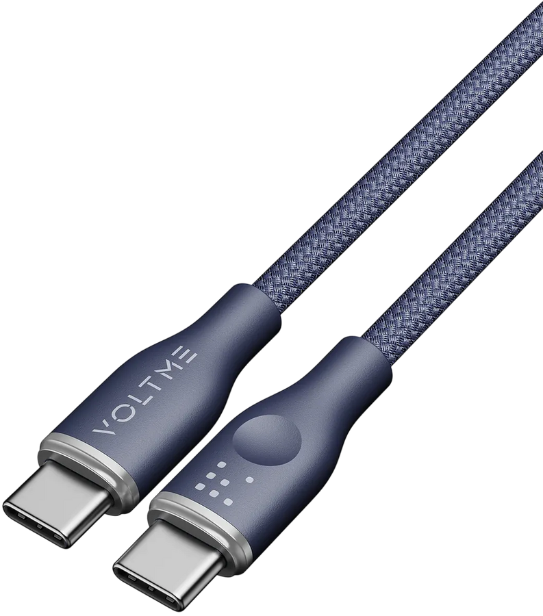 فولتمي باور لينك راج كابل USB-C بقوة 60W بطول 1 متر - أزرق – صورة 3