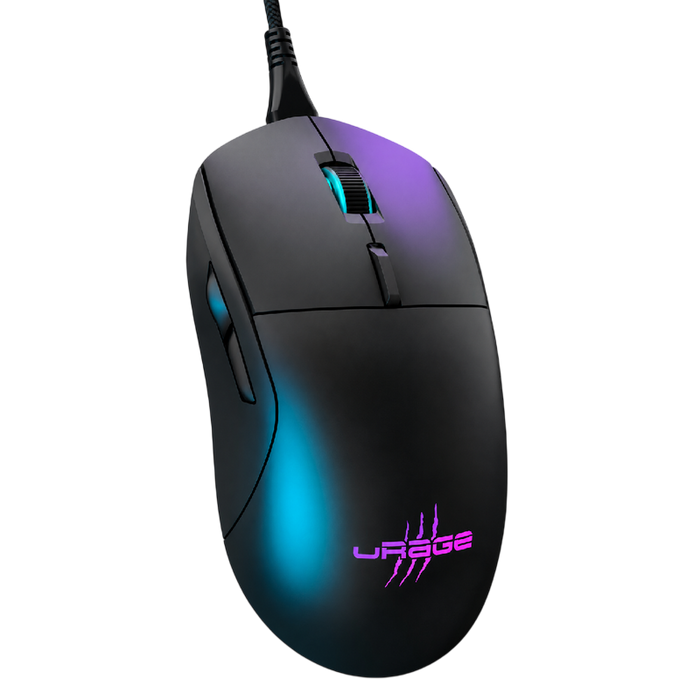 uRage Reaper 250 with Rainbow LED Wired Gaming Mouse - Black  for sale in Egypt from Games2Egypt