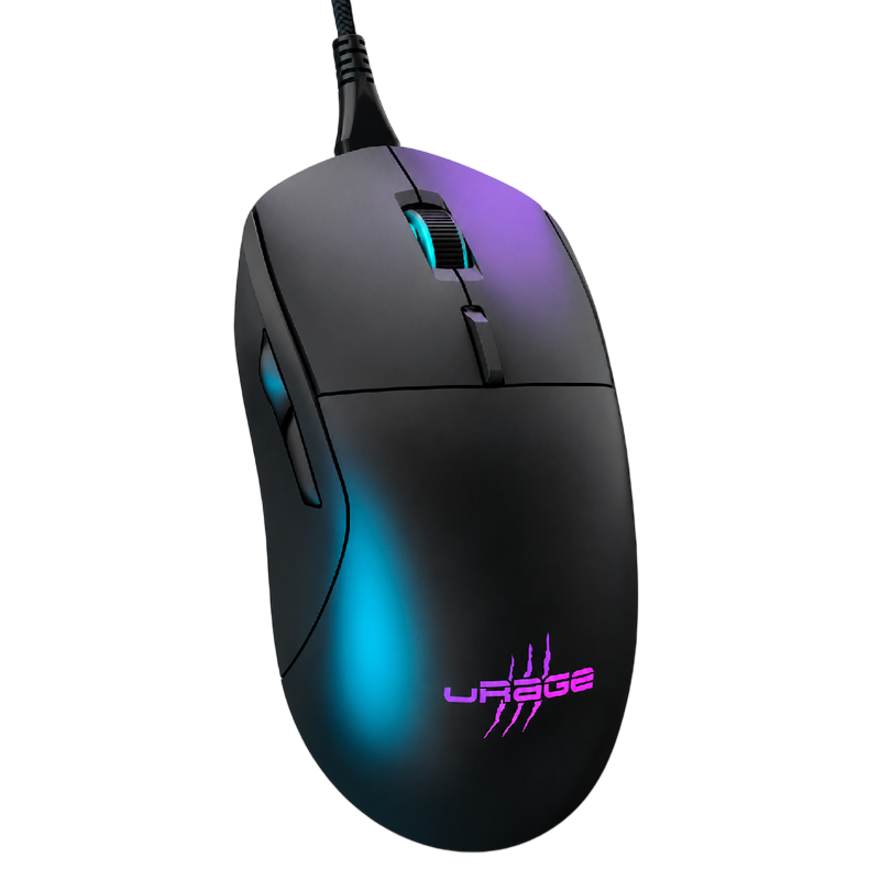 uRage Reaper 250 with RGB Wired Gaming Mouse - Black