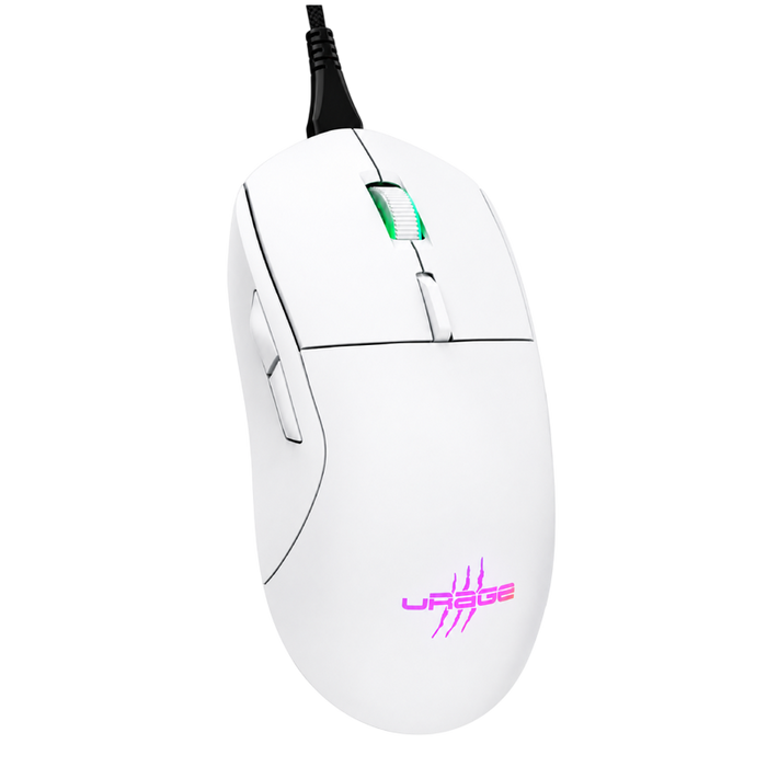 uRage Reaper 250 with Rainbow LED Wired Gaming Mouse - White  for sale in Egypt from Games2Egypt