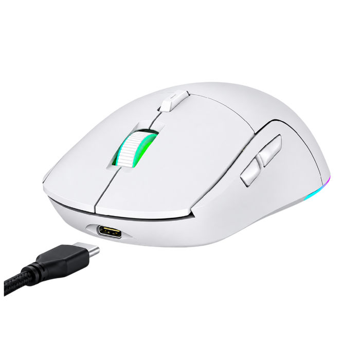 uRage Reaper 250 with Rainbow LED Wired Gaming Mouse - White  for sale in Egypt from Games2Egypt