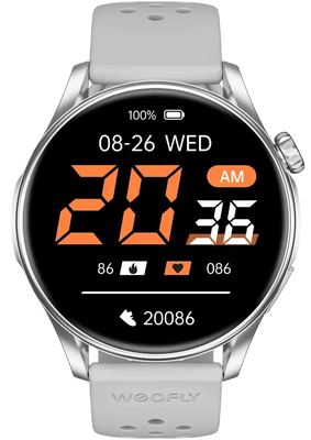 Weofly Curve 2 Smart Watch - Silver