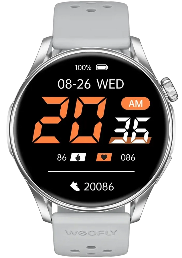 Weofly Curve 2 Smart Watch - Silver