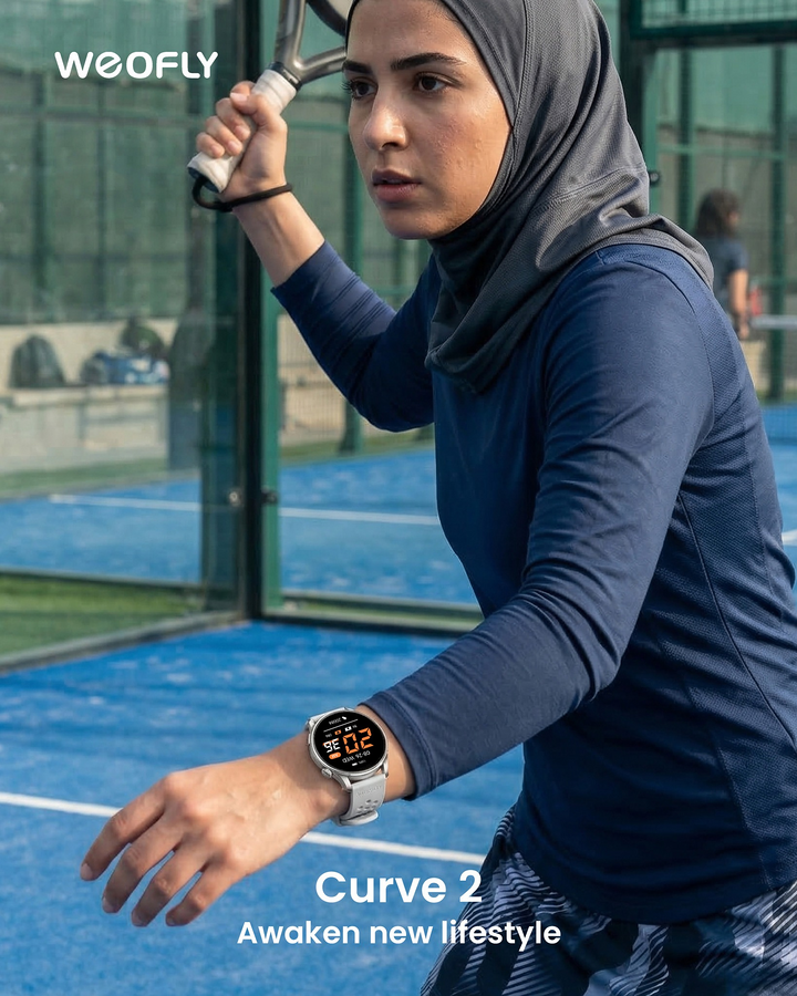 Weofly Curve 2 Smart Watch - Silver – image 6