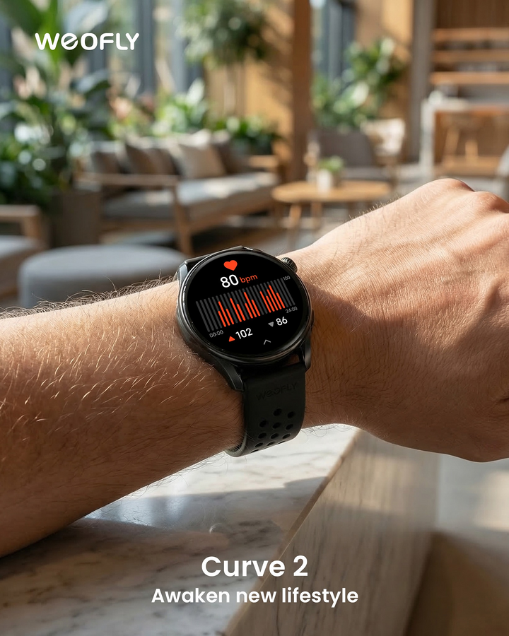 Weofly Curve 2 Smart Watch - Black – image 7