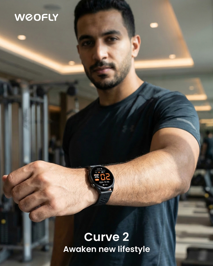 Weofly Curve 2 Smart Watch - Black – image 8