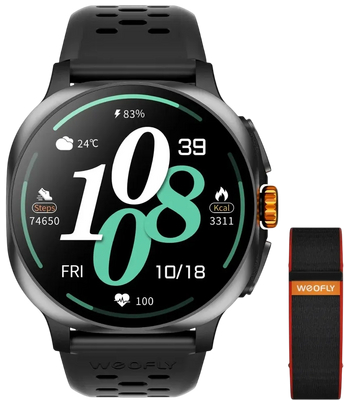 Weofly Vive 2 Smart Watch - Black