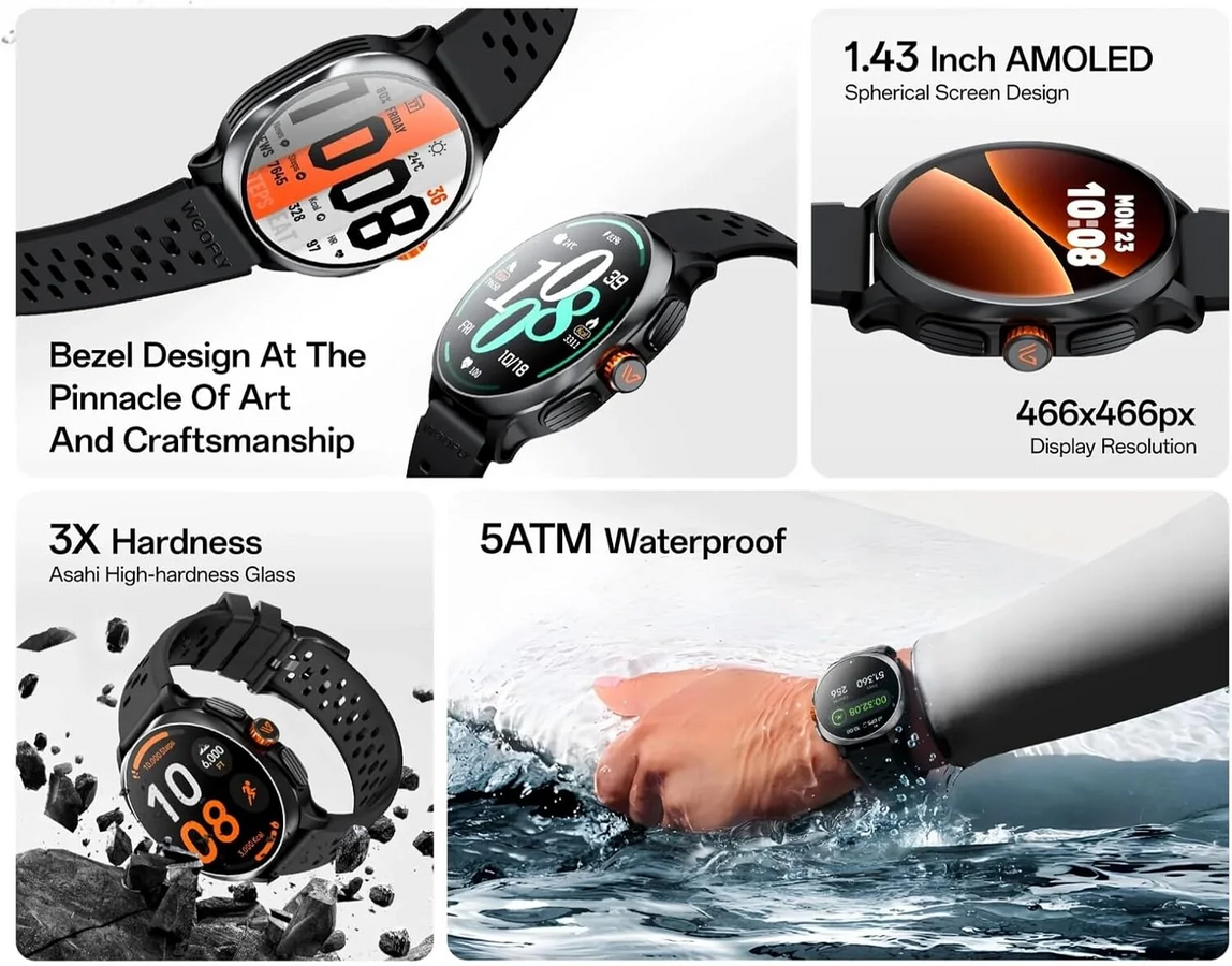 Weofly Vive 2 Smart Watch - Black – image 6