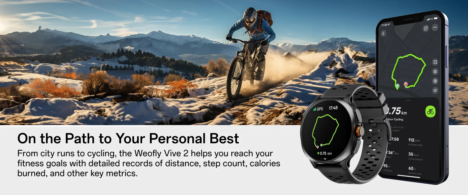 Weofly Vive 2 Smart Watch - Black – image 7