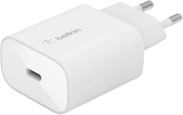 Belkin BoostCharge 25W USB-C PD 3.0 PPS Wall Charger - White