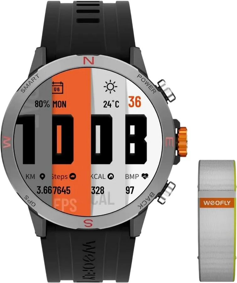 Weofly Conquer 2 Smart Watch - Silver