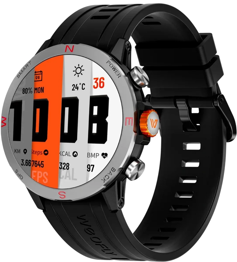 Weofly Conquer 2 Smart Watch - Silver – image 3