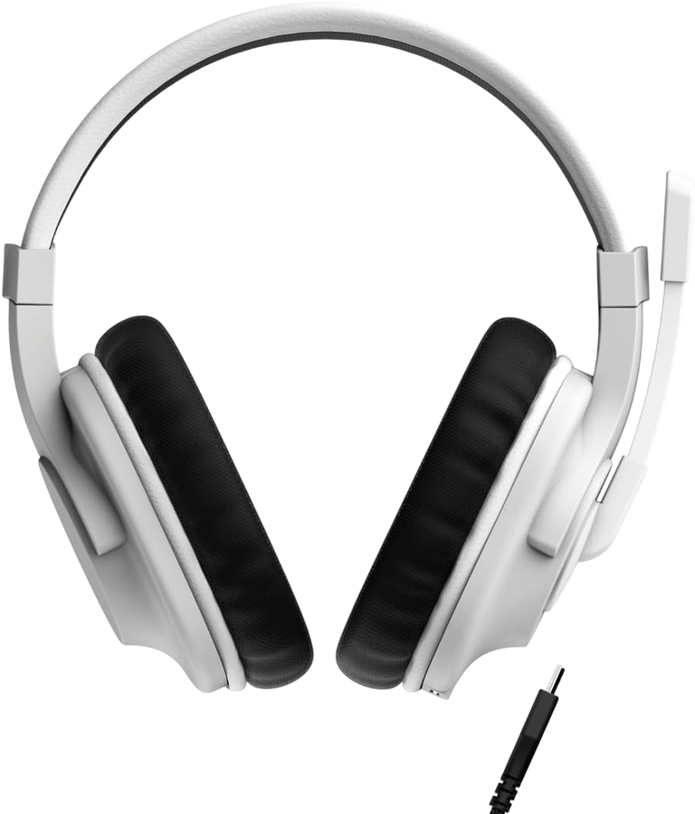 URage SoundZ 100 V2 Wired Gaming Headset – White – image 3