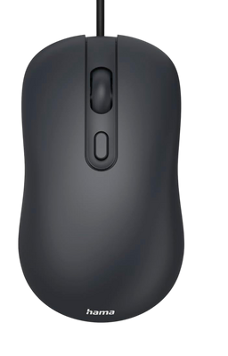 Hama CM-100 Wired Mouse Silent Click - Black