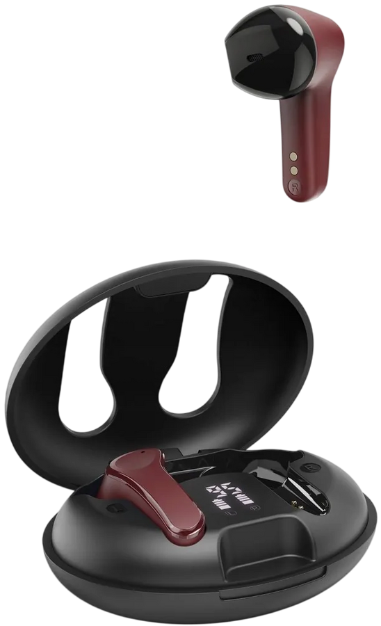 Hama Spirit Unchained True Wireless Earbuds – Black/Red