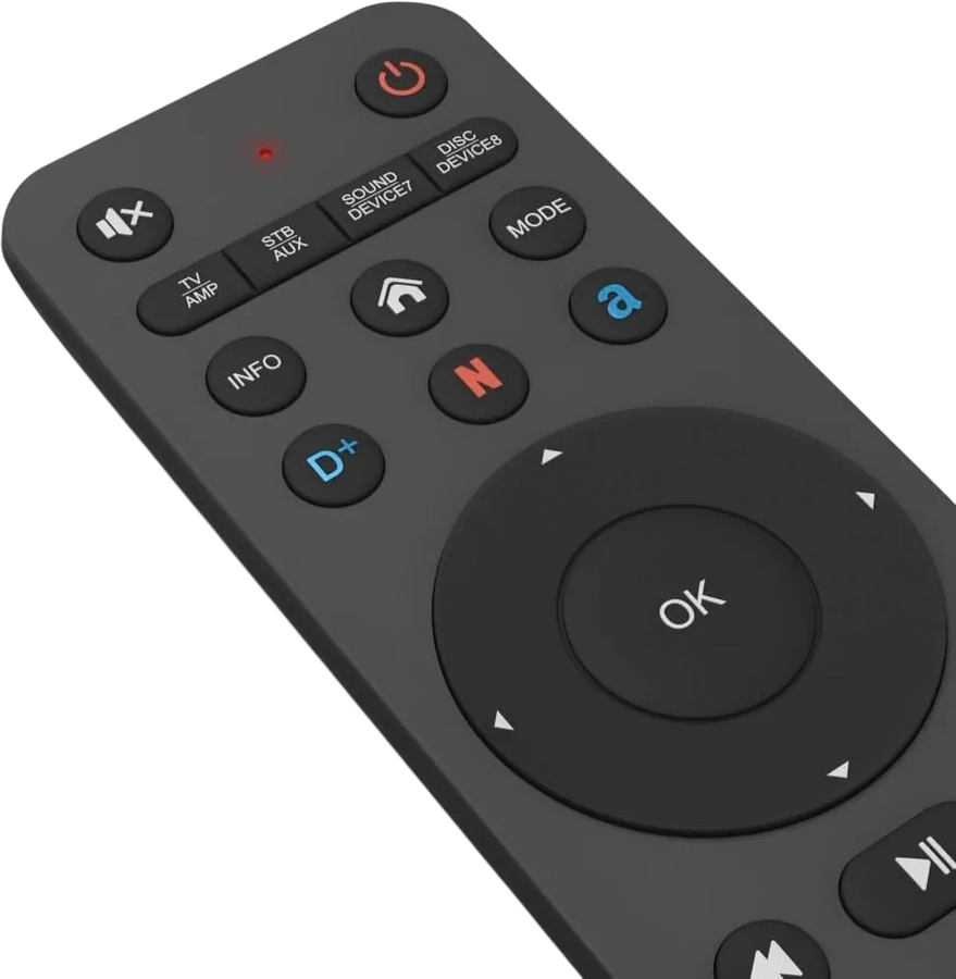 Hama Universal 8-in-1 IR TV Remote Control  & App Buttons - Black – image 5