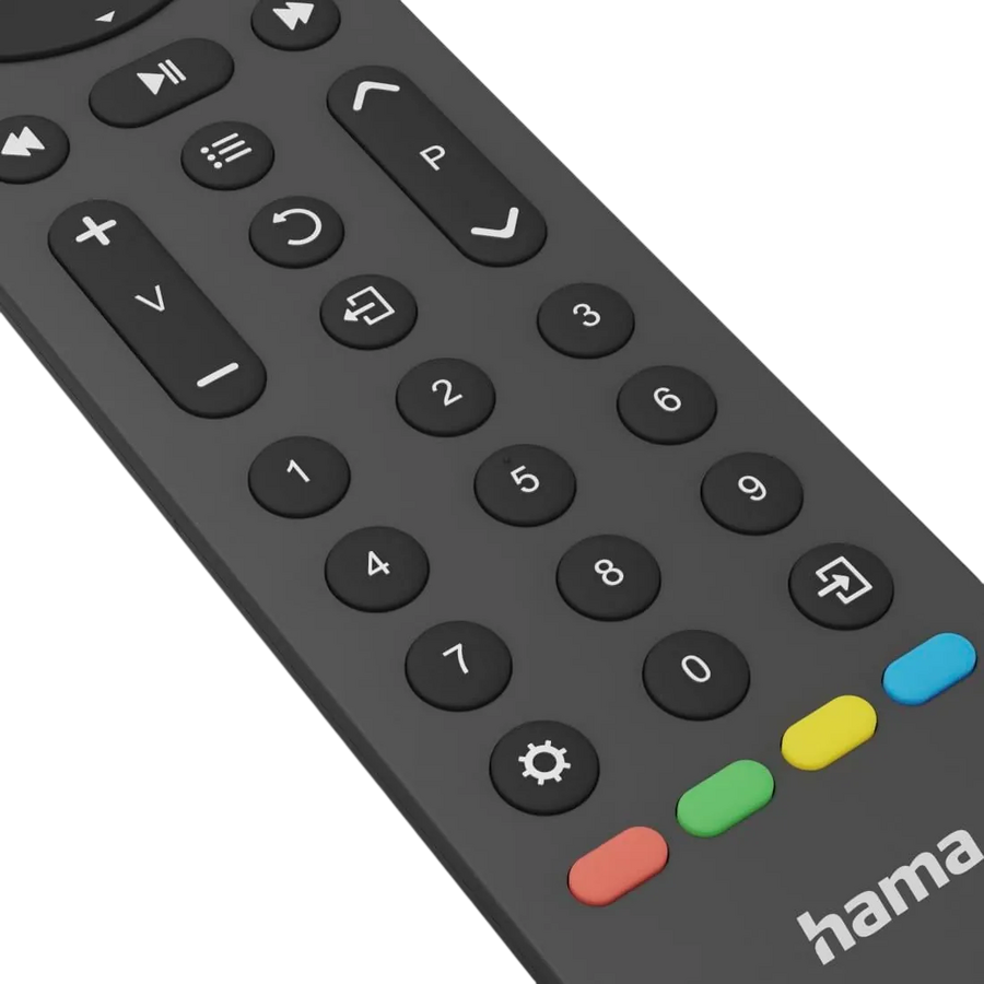 Hama Universal 8-in-1 IR TV Remote Control  & App Buttons - Black – image 6