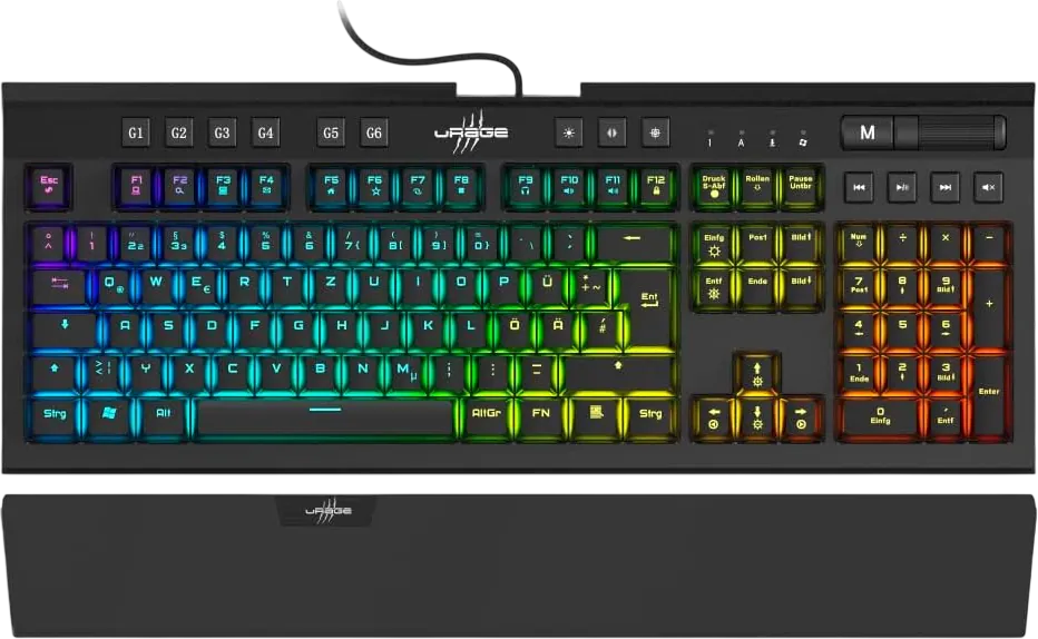 Urage Exodus 900 Mechanical Gaming Keyboard Brown Switches - Black – image 2