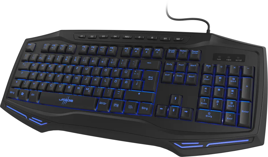 uRage Exodus 300 Illuminated Keyboard - Black  for sale in Egypt from Games2Egypt