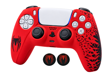 Deadskull PS5 DualSense Silicone Case Protector – Spider-Man Red  for sale in Egypt from Games2Egypt