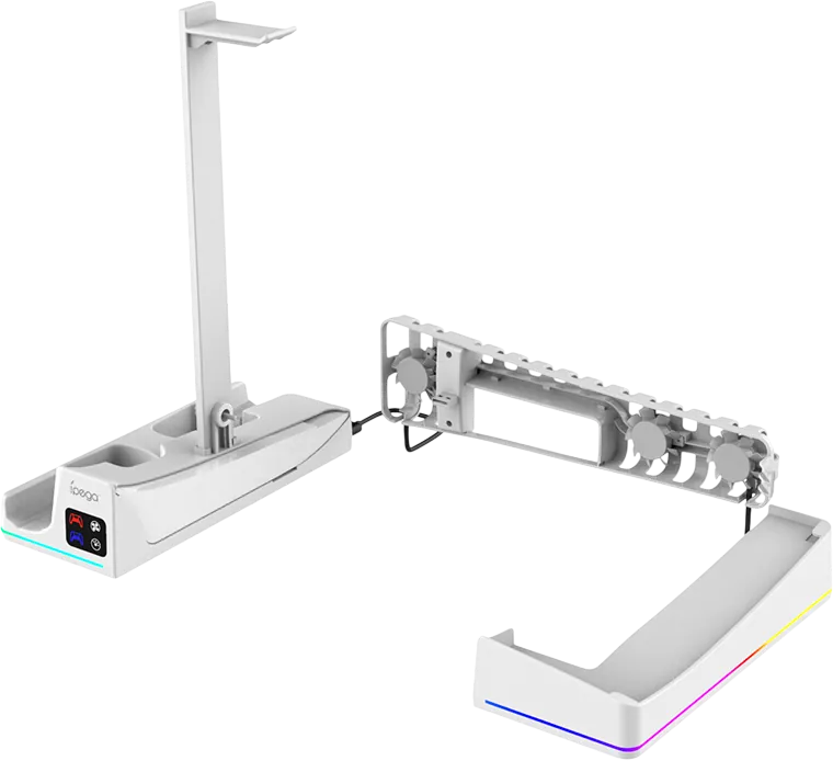 iPega PG-P5S039 Horizontal RGB Cooling & Charging Stand for PS5 (Slim & PRO)  for sale in Egypt from Games2Egypt