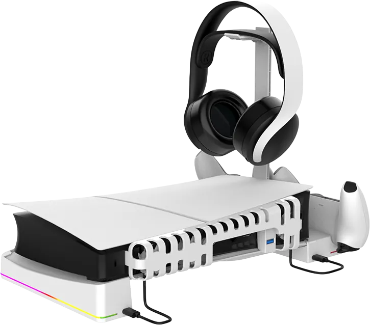 iPega PG-P5S039 Horizontal RGB Cooling & Charging Stand for PS5 (Slim & PRO)  for sale in Egypt from Games2Egypt