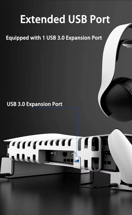 iPega PG-P5S039 Horizontal RGB Cooling & Charging Stand for PS5 (Slim & PRO)  for sale in Egypt from Games2Egypt