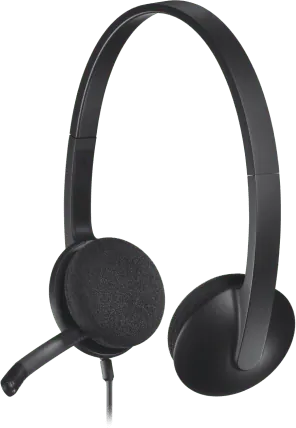 Logitech H340 USB-A Wired Headset - Black  for sale in Egypt from Games2Egypt