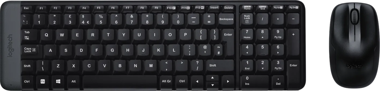 Logitech MK220 Wireless Keyboard & Mouse Combo - Eng & Ara Layout