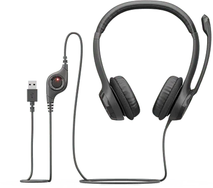 Logitech H390 USB-C Wired Headset - Black  for sale in Egypt from Games2Egypt