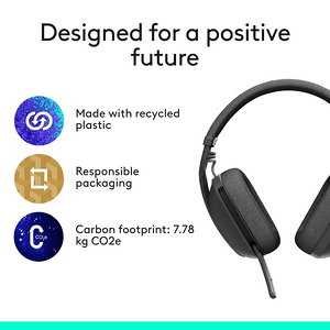 Logitech Zone Vibe 100 Bluetooth Wireless Headset - Graphite  for sale in Egypt from Games2Egypt