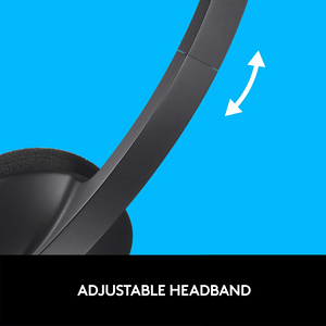 Logitech H340 USB-A Wired Headset - Black  for sale in Egypt from Games2Egypt