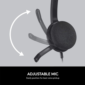 Logitech H340 USB-A Wired Headset - Black  for sale in Egypt from Games2Egypt
