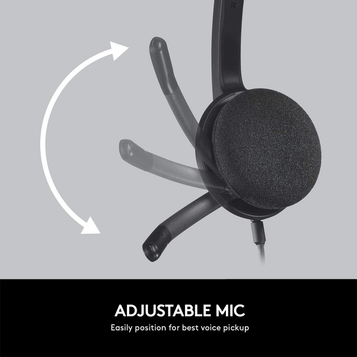 Logitech H340 USB-A Wired Headset - Black  for sale in Egypt from Games2Egypt