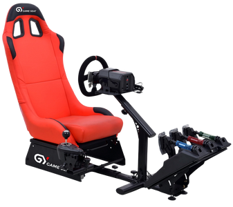 Game Seat GY013 Professional Vehicle Racing Gaming Chair - Red  for sale in Egypt from Games2Egypt