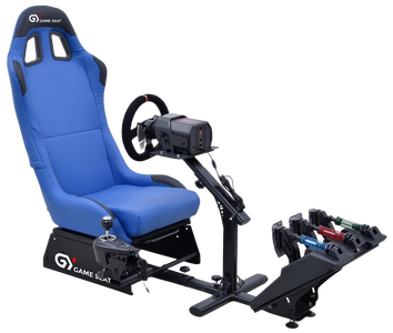 Game Seat GY013 Professional Vehicle Racing Gaming Chair - Blue  for sale in Egypt from Games2Egypt