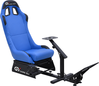 Game Seat GY025 Foldable Simulator Racing Gaming Chair  – Blue