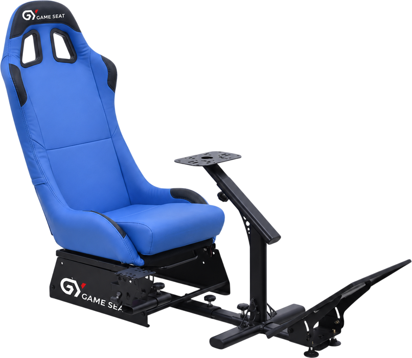 Game Seat GY025 Foldable Simulator Racing Gaming Chair  – Blue  for sale in Egypt from Games2Egypt