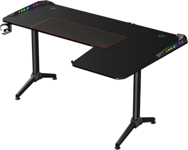 Deadskull RGB Gaming Desk – Right L-Shape