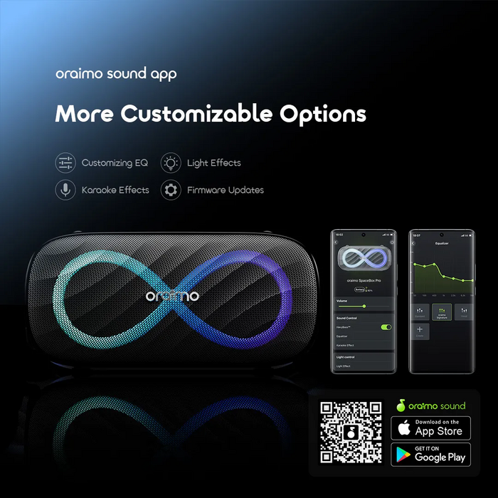Oraimo SpaceBox Pro OBS-682 Portable Bluetooth Speaker - Black - Open Sealed  for sale in Egypt from Games2Egypt