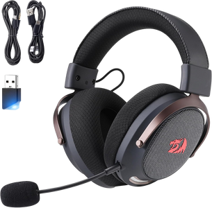 Redragon H858 Arrow Carbon 3-Mode Wireless Gaming Headset - Black  for sale in Egypt from Games2Egypt