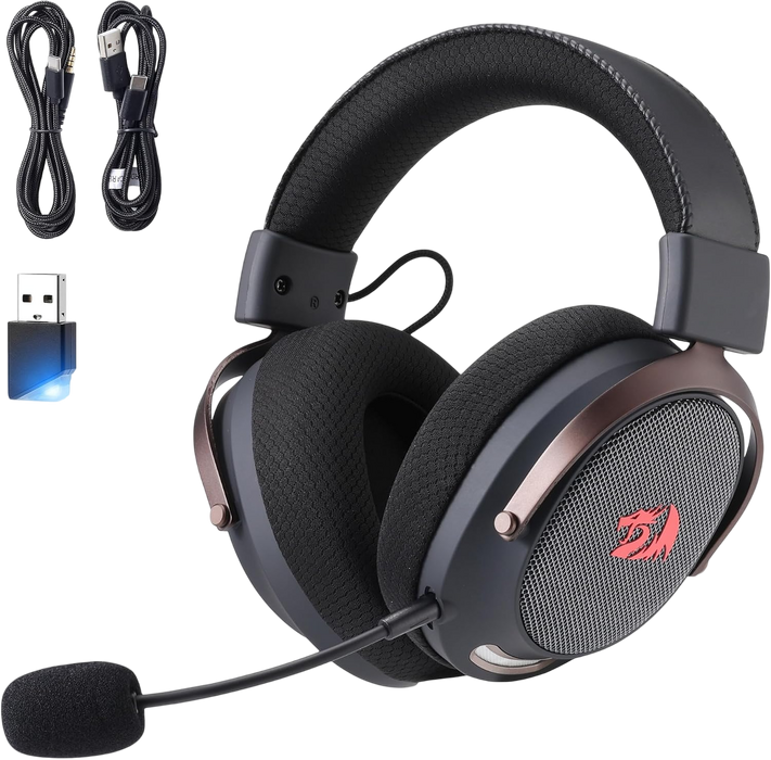 Redragon H858 Arrow Carbon 3-Mode Wireless Gaming Headset - Black  for sale in Egypt from Games2Egypt