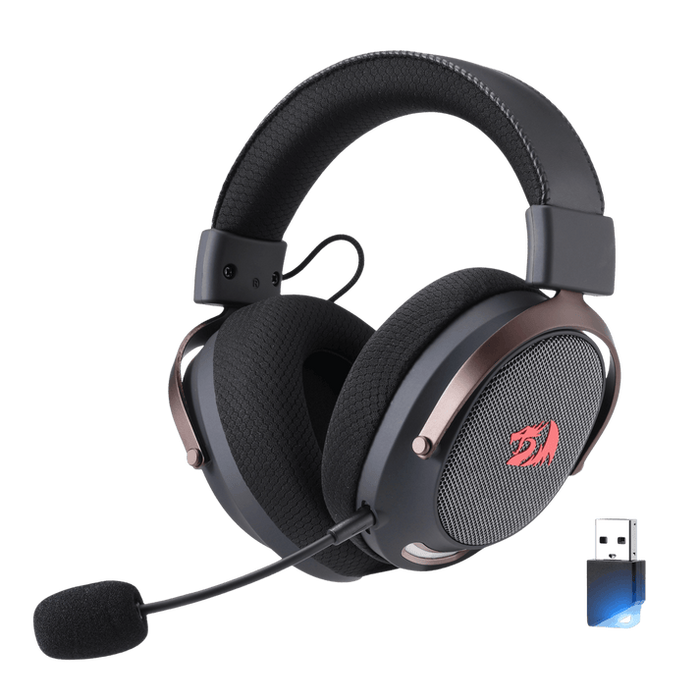 Redragon H858 Arrow Carbon 3-Mode Wireless Gaming Headset - Black  for sale in Egypt from Games2Egypt