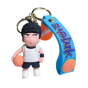 Slam Dunk Hisashi Mitsui Basketball Blue Strap - Keychain